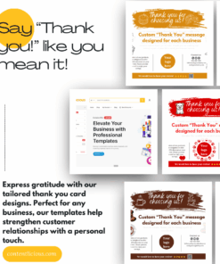 Thank you Cards Canva templates - gallery1