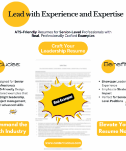 picture of ATS-friendly resume template for full-stack senior-level developer showing benefits