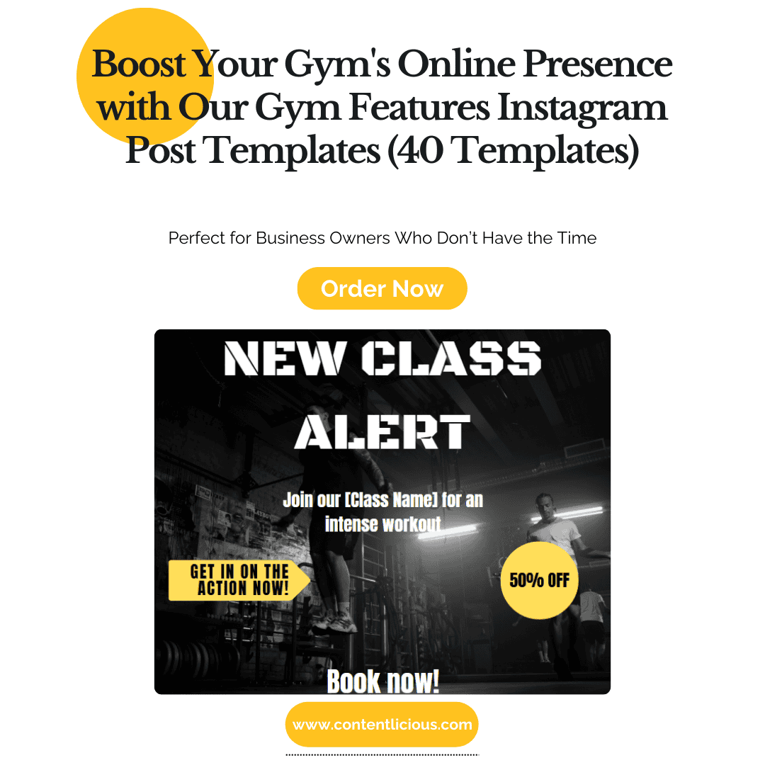 cover image of Gym Features Instagram Post (40 templates)