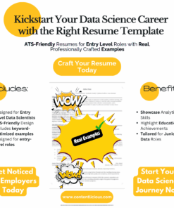 entry level data scientist resume cover image showing the benefits