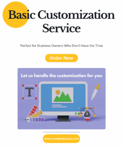cover image of basic customization service