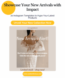 image of new arrivals Instagram templates cover image