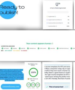 AI detection results for Roasted Honey-Balsamic Cauliflower SEO blog showing 100% human-written content