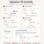 create signatures and sign pdfs in seconds